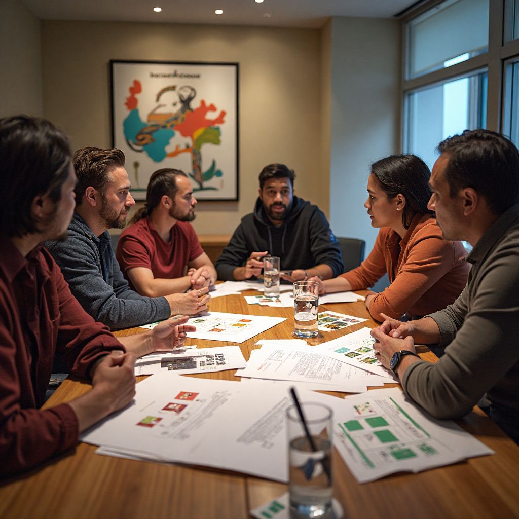 Indigenous consultation meeting for Dreamtime Mysteries room